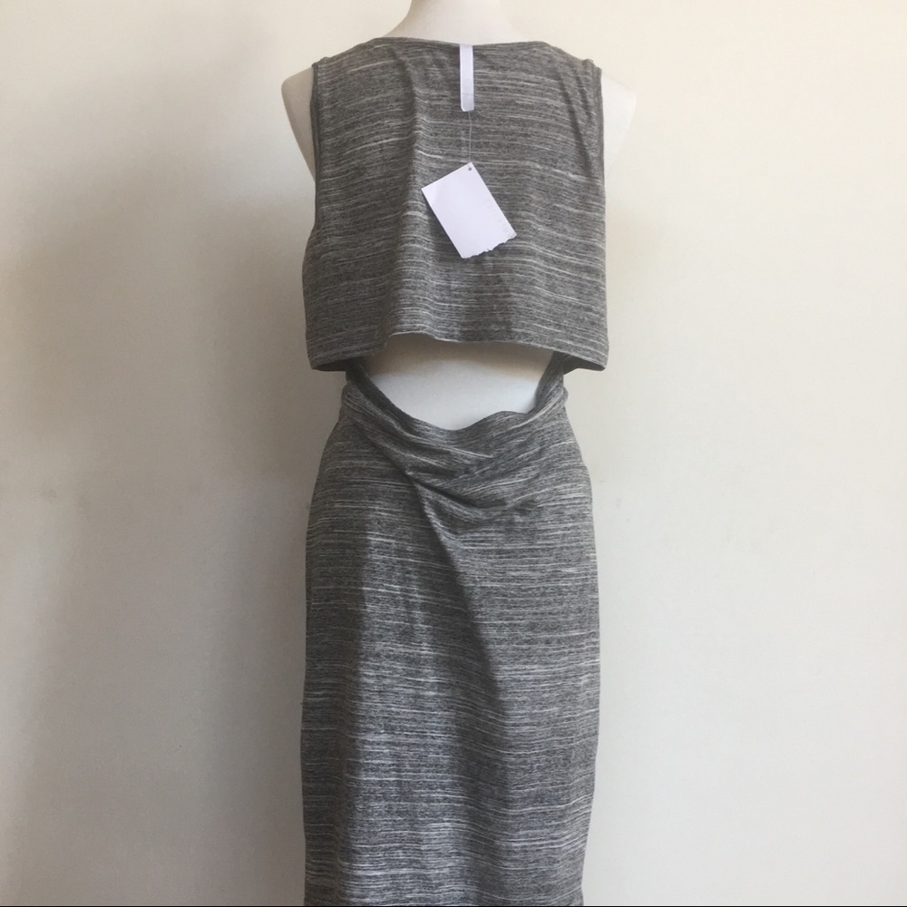 Fabletics Eileen Midi Dress open Back Jersey Dress - Picture 4 of 6